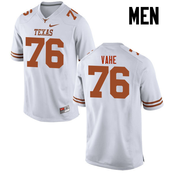 Men #77 Patrick Vahe Texas Longhorns College Football Jerseys-White